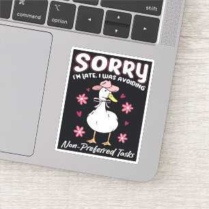 Leraar speciaal onderwijs - Grappige ganzen-uitspr Sticker
