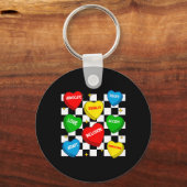 Leraar speciaal onderwijs Inspirerend autisme kan Sleutelhanger (Voorkant)