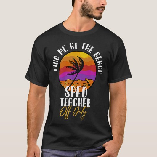 Leraar speciaal onderwijs SPED leraar buiten diens T-shirt (Voorkant)