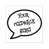 Leraar Spraak Bubble Lof Grading Aanmoediging Zelfinktende Stempel (Design)