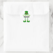 Leraar Squad St. Patrick's Day Ronde Sticker (Tas)