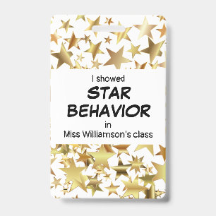 Leraar STAR GEDRAG Pupil Award Badge
