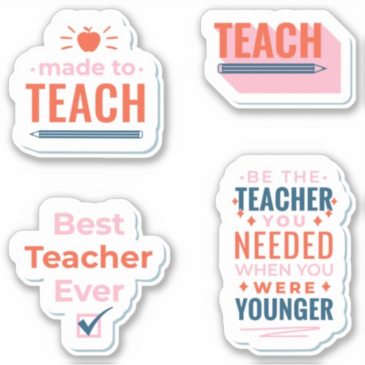 Leraar Sticker Pack 1 (Voorkant)