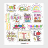 Leraar Stickers (Vel)