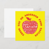 Leraar Stickers - BÈSTE Citaten Appel (Voorkant / Achterkant)