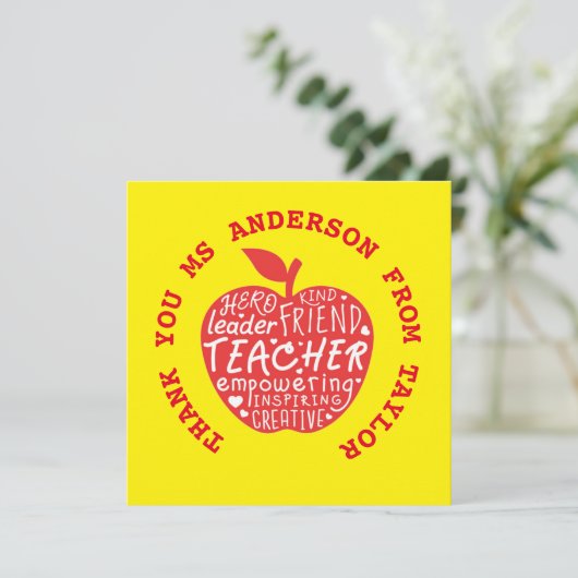 Leraar Stickers - BÈSTE Citaten Appel (Staand voorkant)