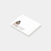 Leraar Sticky Notes Black Hair Donker Skin (Schuin)