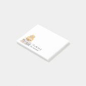 Leraar Sticky Notes Blonde (Schuin)