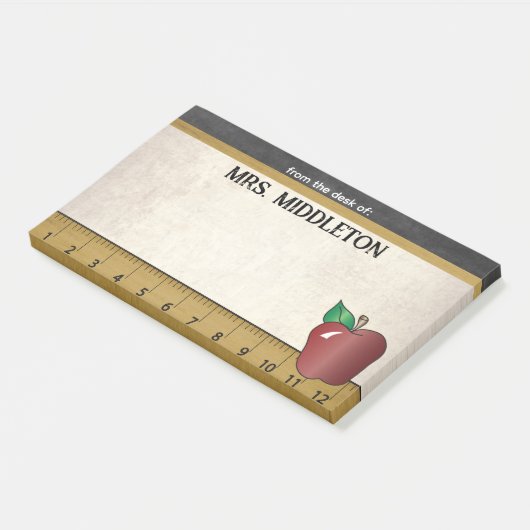 leraar | stijl post-it® notes (Schuin)