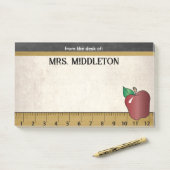 leraar |  stijl post-it® notes (Op bureau)