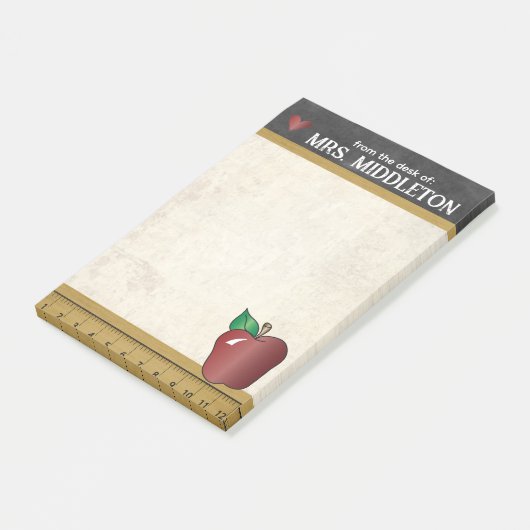 leraar | stijl post-it® notes (Schuin)