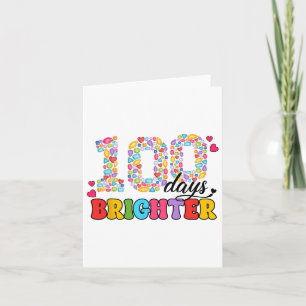 Leraar Student 100 Dagen Helderder Juwelen 100ste  Kaart