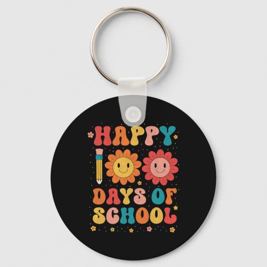 leraar student 100e dag van de school gelukkig 100 sleutelhanger (Voorkant)