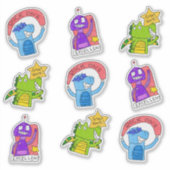 Leraar Student Beloningsstickers Sticker (Voorkant)
