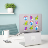 Leraar Student Beloningsstickers Sticker (Laptop op bureau)