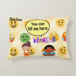 Leraar Student Kalm Down Hoek spoor adem hit Accent Kussen