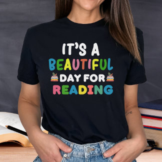 Leraar Student Mooie Dag voor Lezen T-shirt