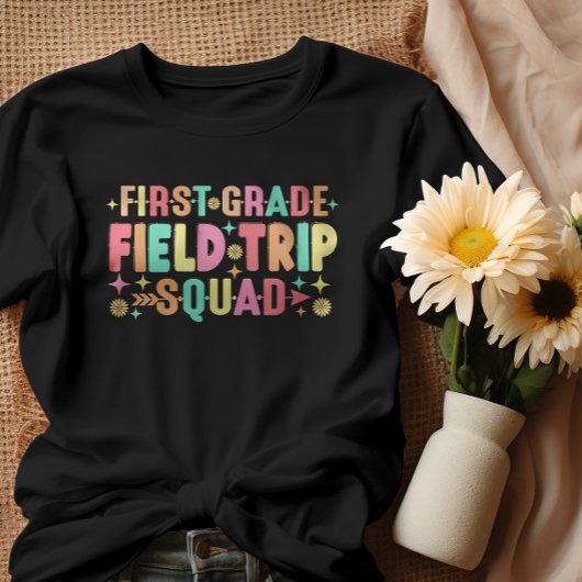 Leraar studenten eerste klas Field Trip Squad T-shirt