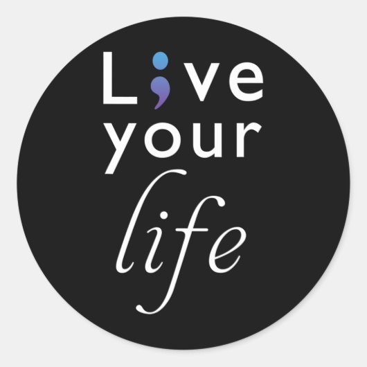 Leraar Suicide Prevention Support Ronde Sticker (Voorkant)