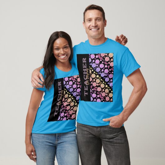 Leraar Summer Break Statement Colorful Seashells T-shirt (Unisex)