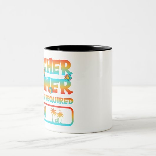 Leraar Summer Recharge Vereiste Vakantie Mok (Center)