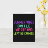 Leraar Summer Vibes niet zoals we aten en liet gee Kaart (Gele Bloem)