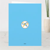 Leraar Super Hero Hartelijk dank Kaart (Achterkant)