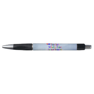 Leraar Superheld Pen