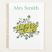 leraar superheld planner (Voorkant)