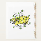 leraar superheld planner (Achterkant)