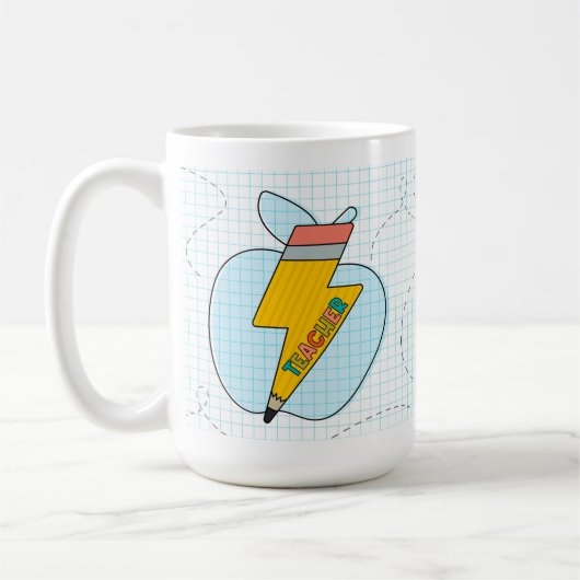 Leraar Superkracht Koffiemok (Links)