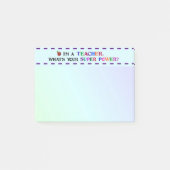 Leraar Superkracht Post-it® Notes (Voorkant)