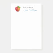 Leraar Sweet Red Apple School Post-it® Notes (Voorkant)