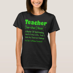 leraar t-shirt