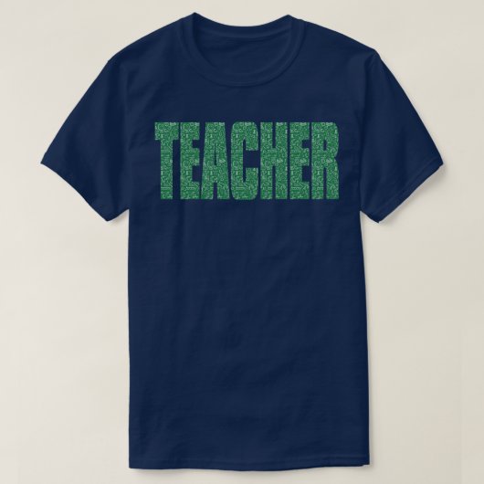 leraar t-shirt (Design voorkant)