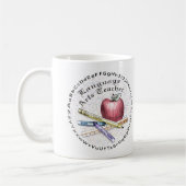 Leraar Taal en Letteren Koffiemok (Links)