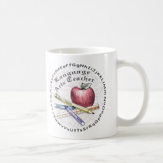 Leraar Taal en Letteren Koffiemok (Rechts)