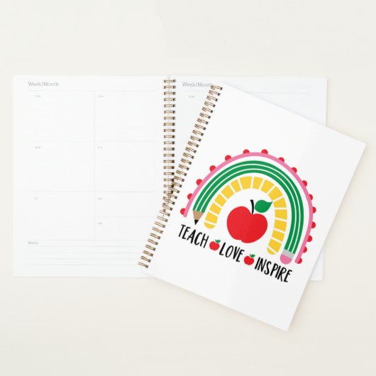 Leraar Teach Love Inspire Planner (Display)