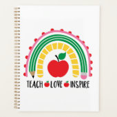 Leraar Teach Love Inspire Planner (Voorkant)