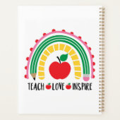 Leraar Teach Love Inspire Planner (Achterkant)