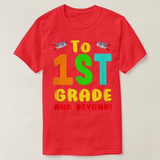 Leraar Terug naar de eerste klas van de school T-shirt (Design voorkant)