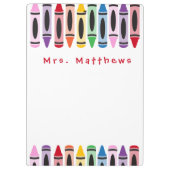 Leraar Terug naar het schoolkaartje Monogram Klembord (Achterkant)