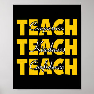 leraar terug naar school 100 dagen school voor vro poster
