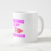 Leraar terug naar school cadeau grote koffiekop (Voorkant rechts)