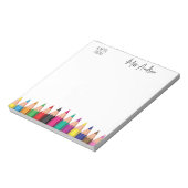 Leraar Terug naar school Einde van het jaar Gift C Notitieblok (Linkerzijde)