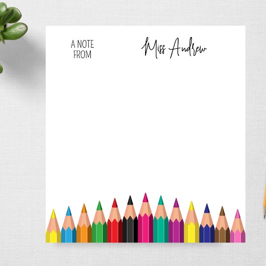 Leraar Terug naar school Einde van het jaar Gift C Notitieblok