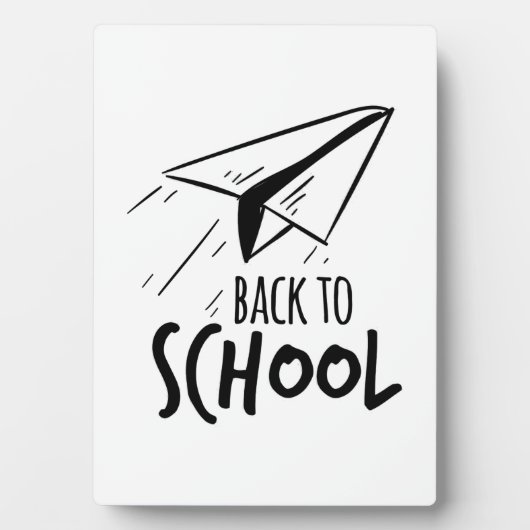 Leraar terug naar school fotoplaat (voorkant)