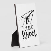 Leraar terug naar school fotoplaat (Zijkant)