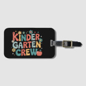 Leraar terug naar school Kindergarten Crew Bagagelabel (Voorkant (horizontaal))