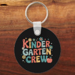 Leraar terug naar school Kindergarten Crew Sleutelhanger<br><div class="desc">Leraar terug naar school Kindergarten Crew</div>